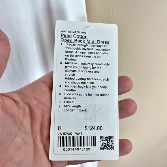 lululemon athletica White Midi Dress - Picture 7 of 7